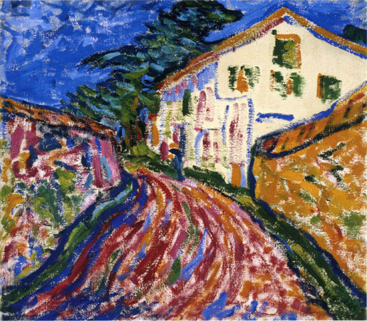Haus in Dangast (weißes Haus),1908, Museo Thyssen-Bornemisza Madrid