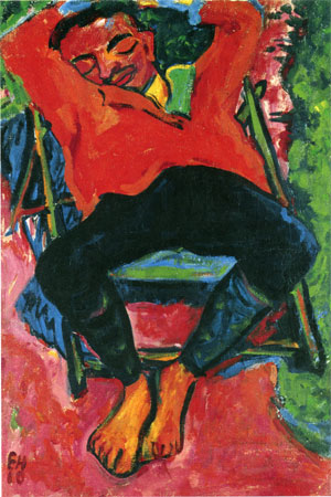 Pechstein schlafend, 1910, Buchheim Museum Bernried