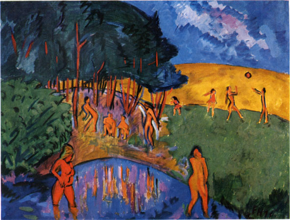 Ballspielende, 1912, Staatliche Kunsthalle Karlsruhe