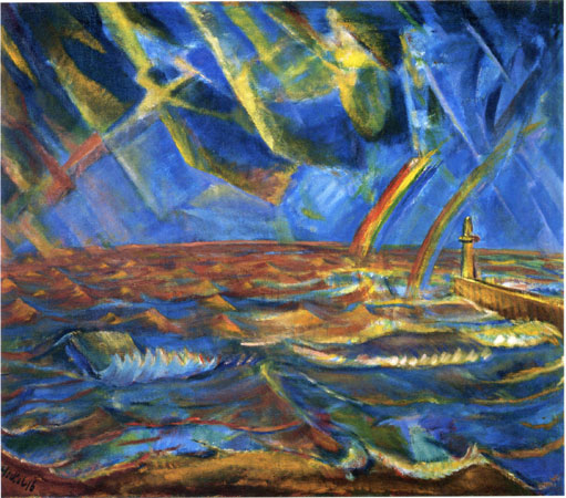 Nordsee, 1916, Brücke-Museum Berlin, Leihgabe aus dem Nachlass Erich Heckel