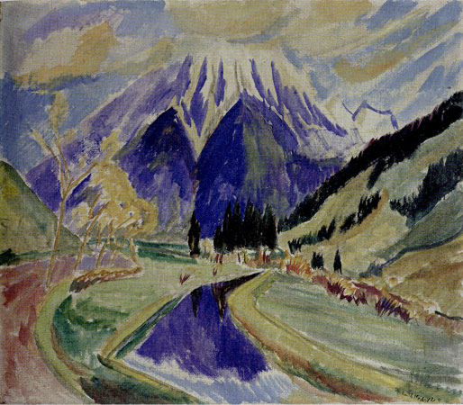 Alpental, 1921, Nationalgalerie, Staatliche Museen zu Berlin