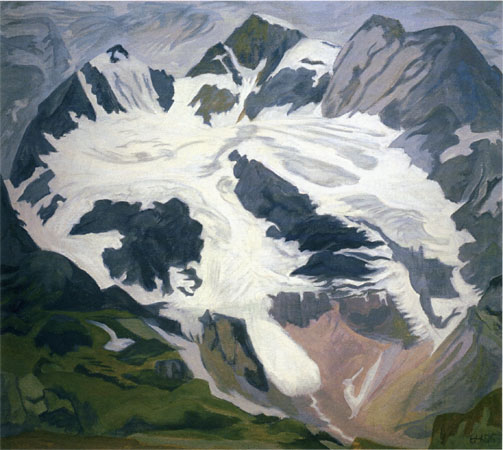 Gletscher-Landschaft, 1955, Nachlass Erich Heckel Hemmenhofen