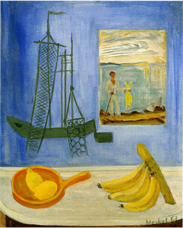 Blaue Wand, 1963, Nachlass Erich Heckel Hemmenhofen