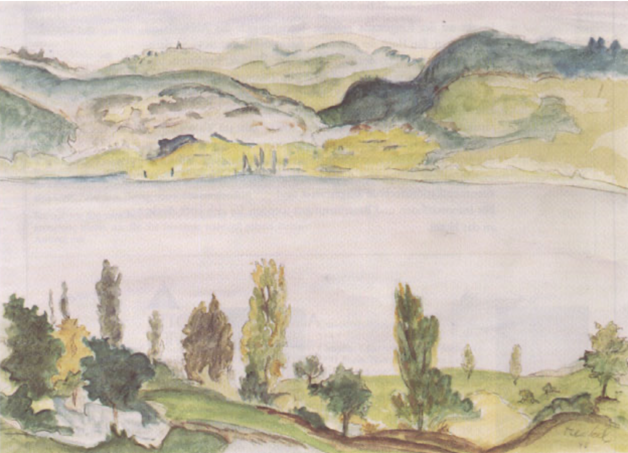 2002, dat. 45, nach einem Aquarell von 1944