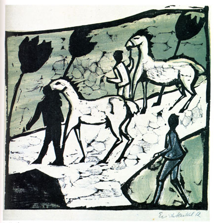 Weiße Pferde, 1912