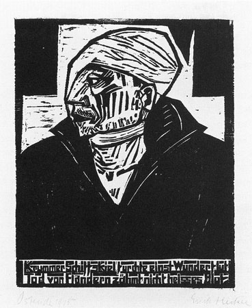 Verwundeter Matrose, 1915