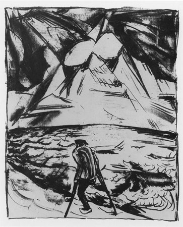 Krüppel am Meer, 1916