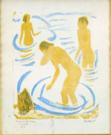 Badende Mädchen, 1957