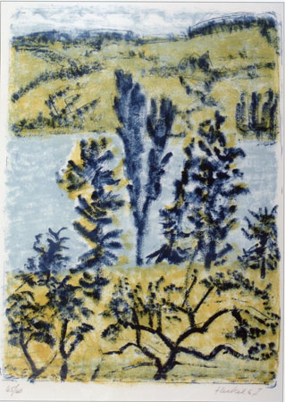 Bäume am See, 1967