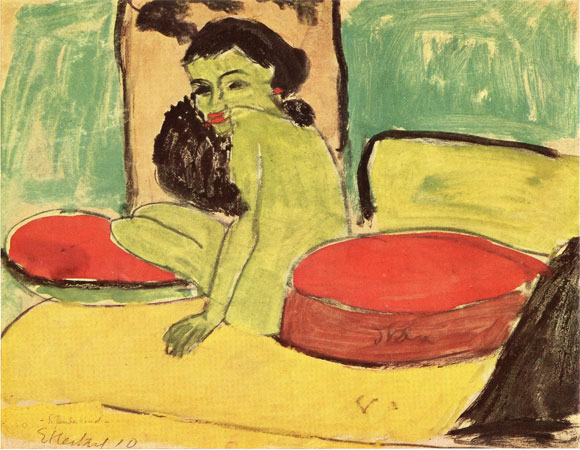 Sitzendes Kind, Fränzi, 1910