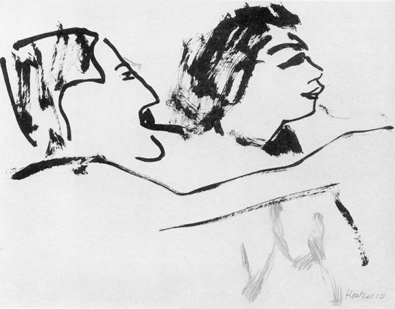 Tanzendes Paar, 1910