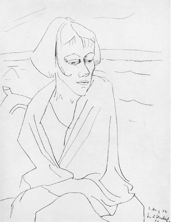 1.Aug. 14, Bildnis Siddi, 1914