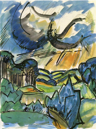 Gewitterlandschaft, 1913