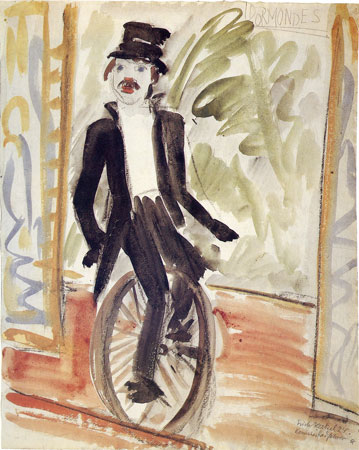 Komischer Radfahrer, 1924