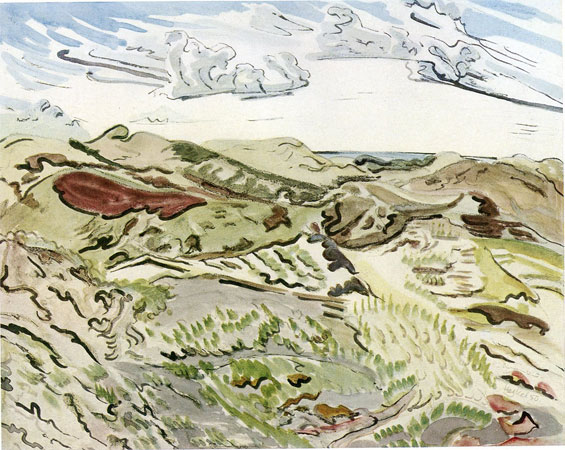 Dünen im Wind, 1950