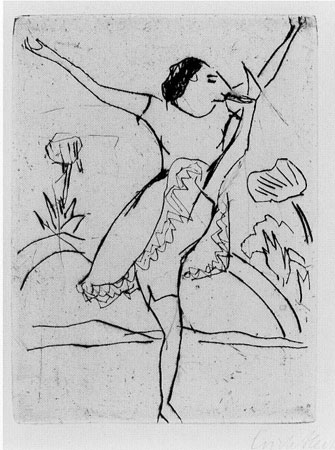 Römische Tänzerin, 1909