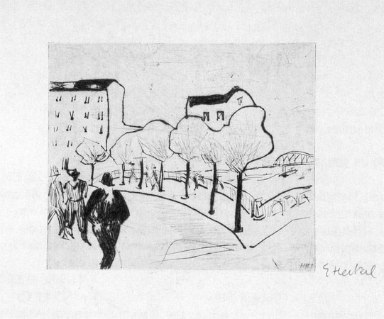 Straße am Hafen, 1910