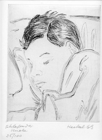 Schlafender Knabe, 1963