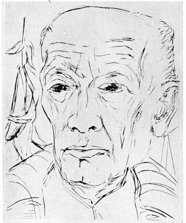 Männerkopf, Selbstbildnis, 1962